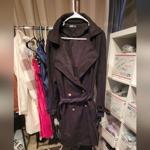 Shein Black PeaCoat
